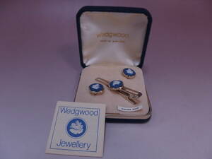 ウェッジウッド　WEDGWOOD　Jewellery　VIKING SHIP　ネクタイピン　カフス　レターパックプラス可