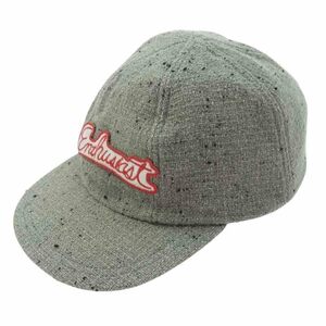 VISVIM ビズビム 19SS 0119203003019 HONUS CAP GREY ウール リネン ネップ 6パネル ワッペン キャップ 帽子 グレー系【中古】