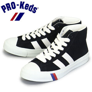 PRO-Keds (プロケッズ) PN1121 ROYAL PLUS SUEDE HI スニーカー BLACK PK005 US9-27.0cm