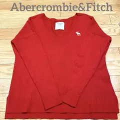 Abercrombie&Fitch アバクロ ニット セーター 赤 XS 匿名