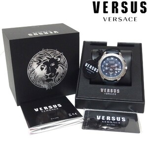 未使用★VERSUS VERSACE クロノグラフ メンズ クォーツ 腕時計 VSP060218 ヴェルサス ヴェルサーチ★