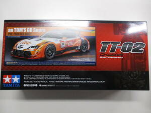 タミヤ　1/10電動RCカー au TOM’S GR Supra (TT-02シャーシ)　未組立品