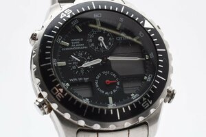 シチズン プロマスター C300-T005381 アナデジ ラウンド クォーツ メンズ 腕時計 CITIZEN