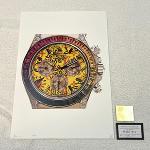 DEATH NYC ロレックス ROLEX デイトナ DAYTONA ヴィトン LOUISVUITTON 世界限定100枚 ポップアート アートポスター 現代アート KAWS Banksy