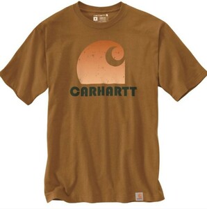 【XL】Carhartt カーハート プリントTシャツ 106151 ブラウン