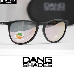 【新品】DANG SHADES FENTON サングラス 偏光レンズ Black Soft / Rose Mirror Polarized 正規品 vidg00336-1