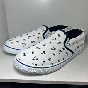 未使用　新品　送料600円　バンズ風　スリッポン　パームツリー　検　オマージュ品　バンズ　VANS　コンバース