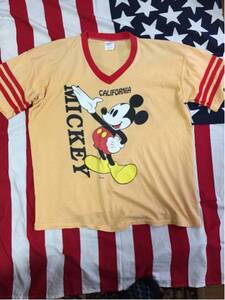 velva sheen ミッキー Tシャツ Lサイズ ビンテージ ミッキー USA