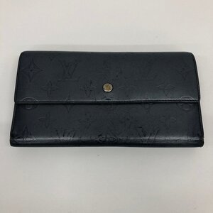 Louis Vuitton ルイヴィトン 財布 モノグラム マット ポルトトレゾール インターナショナル ノワール M65102/TH0022【DAAQE016】