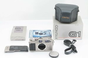 ◆元箱付き◆コンタックス CONTAX G1 ボディ + DATA BACK GD-1, 純正革ケース