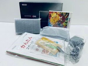 美品/動作品 Nintendo ニンテンドー3DS 黒 本体 CTR-001 メモリカード 2GB+ ゲームソフト/箱付 セット 希少品(J-1)