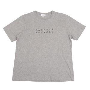 バーニーズニューヨークBARNEYS NEW YORK ロゴプリントTシャツ グレーM