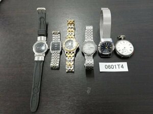 0601T4　腕時計　懐中時計　ジャンク品　おまとめ6点　CITIZENシチズン　SEIKOSHA　など