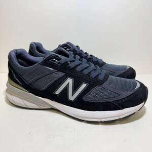 28.5cm NEW BALANCE M990NV5 ニューバランス ネイビー メンズ スニーカー YX H81066