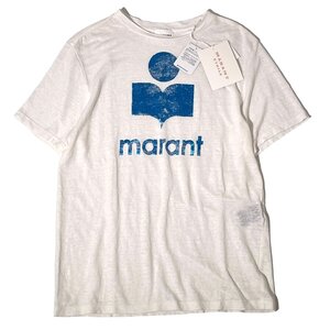 【タグ付き・新品】MARANT ETOILE ZEWEL ロゴTシャツ 定価31,900円 sizeS BLUE/WHITE ISABEL MARANT マランエトワール