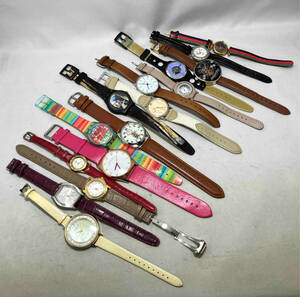 ジャンク 【ジャンク出品】 【1円出品】 まとめて15個 レディース 腕時計 MARCJACOBS JOUNALSTANDARD ABISTE SWATCH FURLA 他 動作未確認