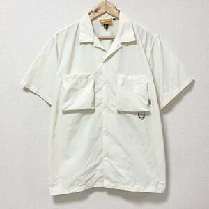 GRIP SWANY SUPPLEX CAMP SHIRT キャンプシャツ ホワイト 白 Lサイズ グリップスワニー ナイロン メッシュ 半袖シャツ GSS-30 4030159
