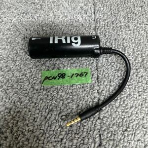 PCN98-1767 激安 iRig ギター ベース 楽器接続 iPhone iPod インターフェイス マルチメディア 中古 現状品