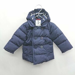 ◇ ⊇ GAP ギャップ キッズ 長袖 ダウンジャケット サイズ12-18months ネイビー系 メンズ E