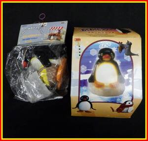 李1574 未開封 バンプレスト わくわく ピングー ルームランプ + PINGU 脱臭炭 マスコット 2点 まとめ セット