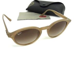 1円 ■美品■ Ray-Ban レイバン RB2180ーF 6166/13 サングラス メガネ 眼鏡 レディース ブラウン系 FB9073