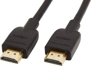 1本 1.8m Amazonベーシック HDMI ケーブル ハイスピード 4K ARC対応 1.8m(タイプAオス - タイプAオ