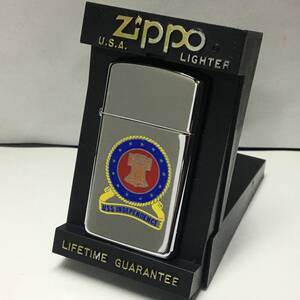 送料無料 アメリカ海軍 航空母艦 INDEPENDENCE スリム ZIPPO 1994年製 未使用品 USN USS