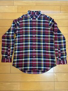 送料430円 Ralph Lauren ラルフローレン CLASSIC FIT チェック柄 ボタンダウンシャツ 長袖 sizeM 