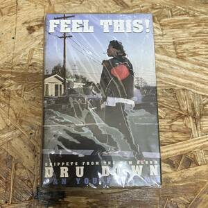 ヌ HIPHOP,R&B FEEL THIS! DRU DOWN - CAN YOU FEEL ME シングル TAPE 中古品