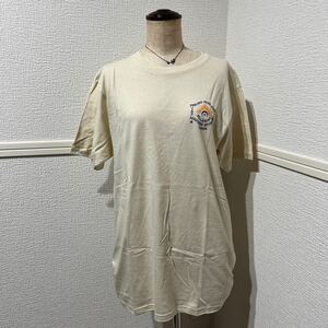 新品 BILLABONG ビラボン Tシャツ ベージュ 半袖Tシャツ 半袖 トップス メンズ サーフィン サーフブランド Uネック 丸首 M