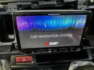 (35)三菱 ナビ 型式 NR-MZ20MA-3 Bluetooth SDカード USB iPod ハンズフリー通話 地図データ 2014年 MITSUBISHI カーナビ