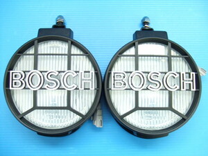 当時物 新品 BOSCH160 丸型 16cm フォグランプ H3バルブ 吊り下げ装着 ボッシュ 旧車 昭和 レトロ ビンテージ クリアレンズ 高速有鉛 1