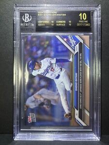 大谷　topps now BGS10 ブラックラベル Dodgers ドジャース 大谷翔平 ohtani Shohei psa 2024 ホームラン　鑑定品