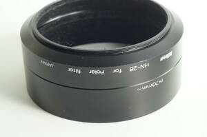 hiA-01★良品★Nikon HN-26 for Polar filter ニコン 62mm径　偏光フィルター用 メタルフード