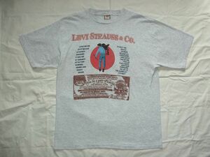 ☆美品☆ 90s USA製 ビンテージ LEVI STRAUSS & CO. リーバイス サドルマン ギャランティーチケット Tシャツ sizeXL ☆古着 501XX 80s OLD