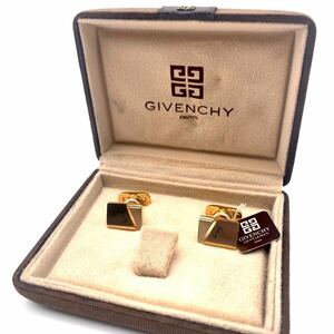 【美品】GIVENCHY ジバンシィ ジェントルマン カフス カフリンクス カフスボタン ケース付き