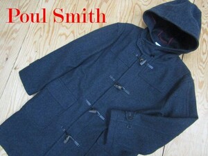 ★ポールスミス PoulSmith★メンズ 水牛角トグル ウールダッフルコート グレー★R61222027C