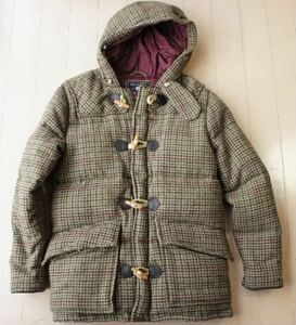 希少 ブラックベアー BlackBear ペンフィールド ウールチェック ダウンジャケット PenField メンズ