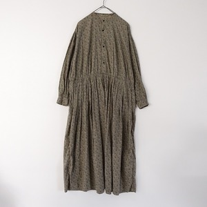 //【定価6.1万】トゥジュー TOUJOURS *Classic Gathered Dress*1綿フラワープリントワンピース花柄ロング(25-2401-148)【22A42】