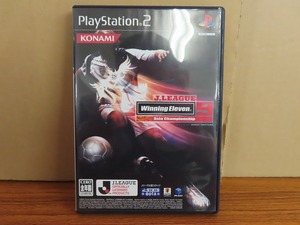 KMG3592★PS2ソフト Jリーグ ウイニングイレブン9 アジアチャンピオンシップ ケース説明書付き 起動確認済み 研磨・クリーニング済み