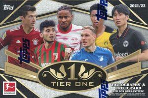 SOCCER 2021-22 TOPPS TIRE ONE BUNDESLIGA シュリンク付き未開封ボックス