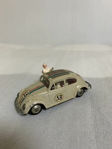 レトロ フォルクスワーゲン デンマーク 819ミニカー/希少レア/検索用語TEKNOテクノ ハービー ラブバッグ The LOVE BUG HERBIE/ジャンク