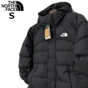 1円～!売切!【正規新品】THE NORTH FACE◆BALTIC DOWN PUFFER HOODIE ダウン US限定 男女兼用 アウトドア キャンプ 防寒(S)黒 190122-100