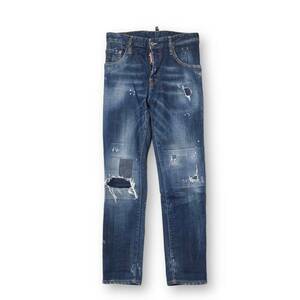 18AW DSQUARED2 RUN DAN JEAN ジーンズ サイズ:42 ブルー ディースクエアード 店舗受取可