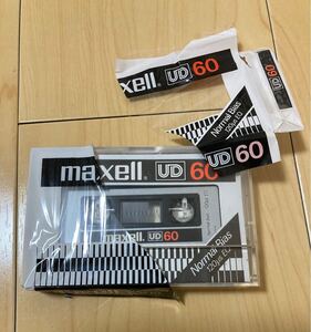 新品 未使用 カセットテープ maxell UD 60 1本 当時物 レア 廃盤 マクセル レトロ 