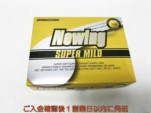 【1円】未使用品 ゴルフ ブリヂストン Newing SUPER MILD ゴルフボール イエロー 1ダース G02-132tm/F3