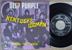 Deep Purple-Kentucky Woman/Wring That Neck★伊Parlophone Orig.7"/マト1/Rainbow/Warhorse/Captain Beyond