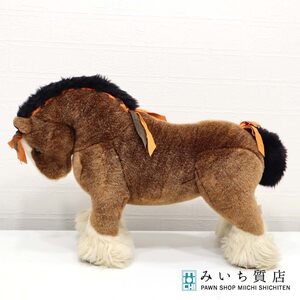 質屋 エルメス HERMES エイミーPM ぬいぐるみ 馬 ブラウン 動物 H15031 みいち質店