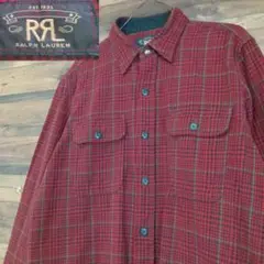 【希少】RRL Ralph Lauren (Double RL) ネルシャツ