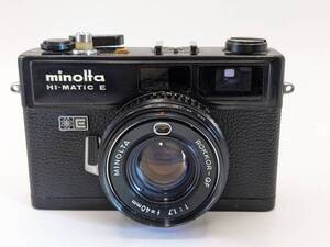 ★光学美品 / 動作確認済み★ ミノルタ Minolta HI-MATIC E レンジファンダーカメラ 【OperationConfirmed】 #1962_10_80